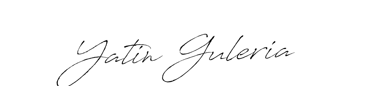 Also we have Yatin Guleria name is the best signature style. Create professional handwritten signature collection using Antro_Vectra autograph style. Yatin Guleria signature style 6 images and pictures png