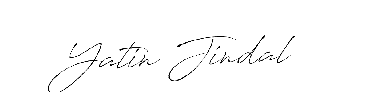 Design your own signature with our free online signature maker. With this signature software, you can create a handwritten (Antro_Vectra) signature for name Yatin Jindal. Yatin Jindal signature style 6 images and pictures png