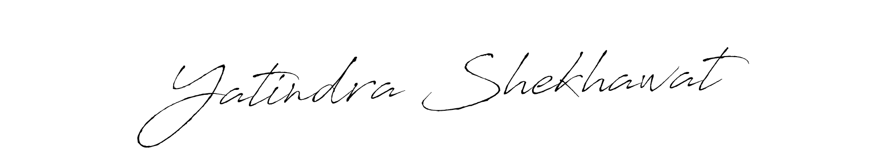 Make a beautiful signature design for name Yatindra Shekhawat. With this signature (Antro_Vectra) style, you can create a handwritten signature for free. Yatindra Shekhawat signature style 6 images and pictures png