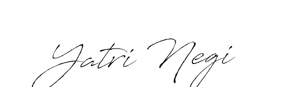 How to make Yatri Negi signature? Antro_Vectra is a professional autograph style. Create handwritten signature for Yatri Negi name. Yatri Negi signature style 6 images and pictures png