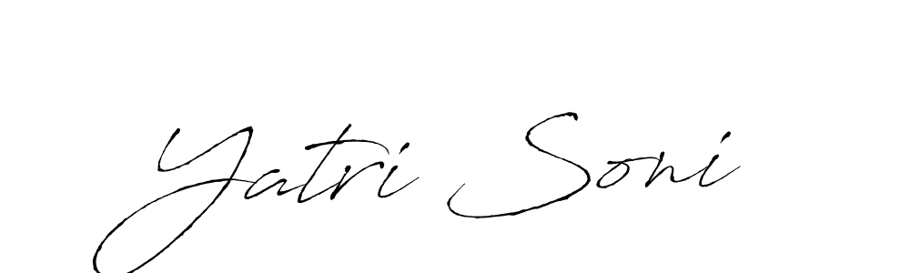 It looks lik you need a new signature style for name Yatri Soni. Design unique handwritten (Antro_Vectra) signature with our free signature maker in just a few clicks. Yatri Soni signature style 6 images and pictures png