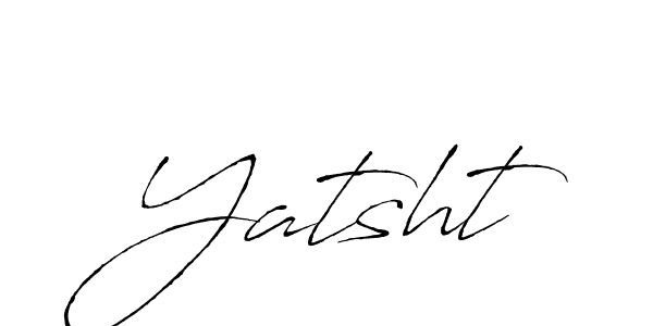 You can use this online signature creator to create a handwritten signature for the name Yatsht. This is the best online autograph maker. Yatsht signature style 6 images and pictures png