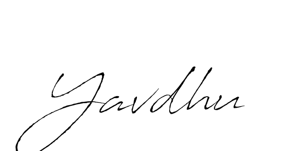 How to make Yavdhu signature? Antro_Vectra is a professional autograph style. Create handwritten signature for Yavdhu name. Yavdhu signature style 6 images and pictures png