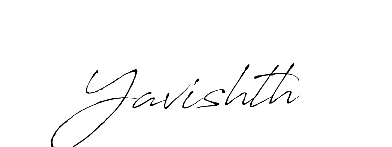 Use a signature maker to create a handwritten signature online. With this signature software, you can design (Antro_Vectra) your own signature for name Yavishth. Yavishth signature style 6 images and pictures png