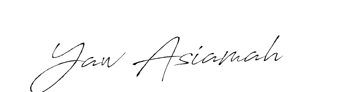 Also we have Yaw Asiamah name is the best signature style. Create professional handwritten signature collection using Antro_Vectra autograph style. Yaw Asiamah signature style 6 images and pictures png
