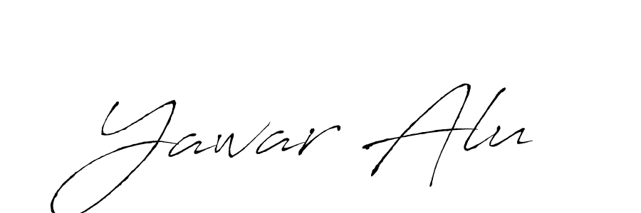 Antro_Vectra is a professional signature style that is perfect for those who want to add a touch of class to their signature. It is also a great choice for those who want to make their signature more unique. Get Yawar Alu name to fancy signature for free. Yawar Alu signature style 6 images and pictures png