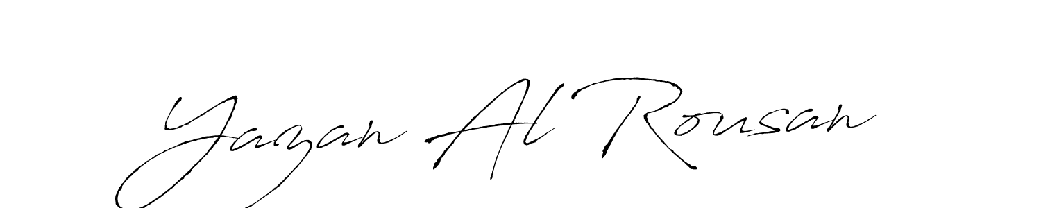 Make a beautiful signature design for name Yazan Al Rousan. Use this online signature maker to create a handwritten signature for free. Yazan Al Rousan signature style 6 images and pictures png