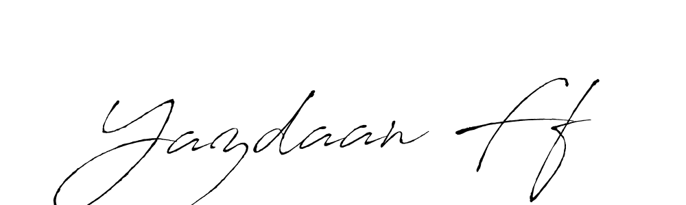 Also we have Yazdaan Ff name is the best signature style. Create professional handwritten signature collection using Antro_Vectra autograph style. Yazdaan Ff signature style 6 images and pictures png