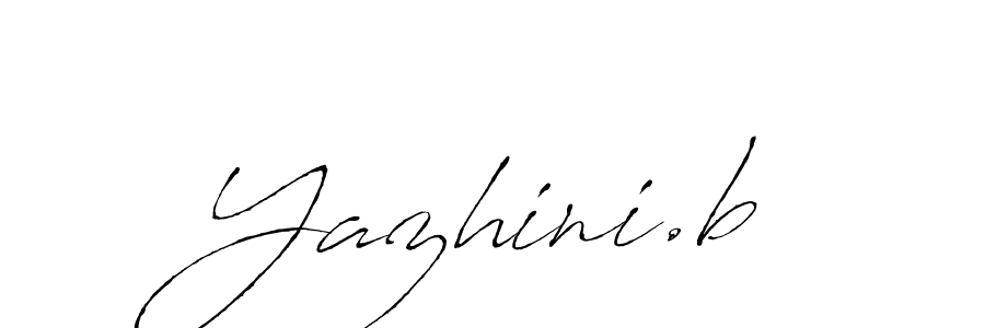 It looks lik you need a new signature style for name Yazhini.b. Design unique handwritten (Antro_Vectra) signature with our free signature maker in just a few clicks. Yazhini.b signature style 6 images and pictures png