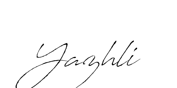 Once you've used our free online signature maker to create your best signature Antro_Vectra style, it's time to enjoy all of the benefits that Yazhli name signing documents. Yazhli signature style 6 images and pictures png