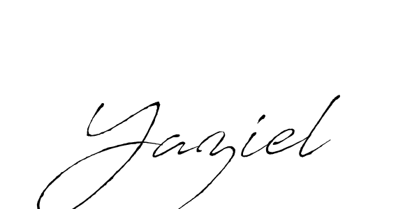 Use a signature maker to create a handwritten signature online. With this signature software, you can design (Antro_Vectra) your own signature for name Yaziel. Yaziel signature style 6 images and pictures png