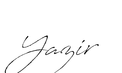 Make a beautiful signature design for name Yazir. With this signature (Antro_Vectra) style, you can create a handwritten signature for free. Yazir signature style 6 images and pictures png