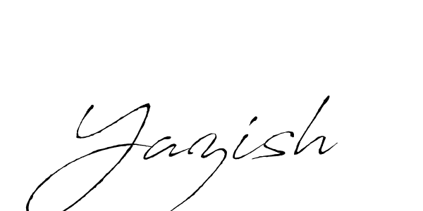 It looks lik you need a new signature style for name Yazish. Design unique handwritten (Antro_Vectra) signature with our free signature maker in just a few clicks. Yazish signature style 6 images and pictures png