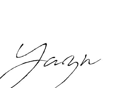 The best way (Antro_Vectra) to make a short signature is to pick only two or three words in your name. The name Yazn include a total of six letters. For converting this name. Yazn signature style 6 images and pictures png
