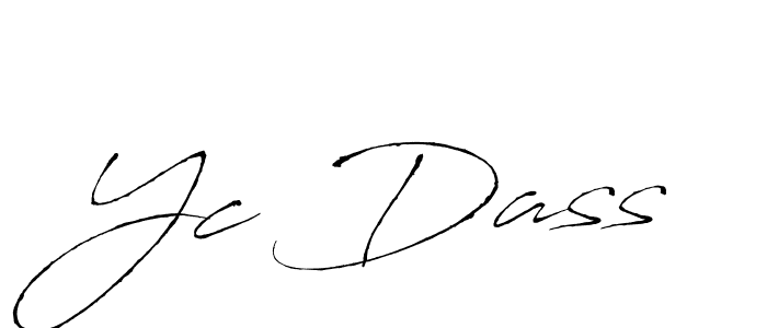 How to make Yc Dass signature? Antro_Vectra is a professional autograph style. Create handwritten signature for Yc Dass name. Yc Dass signature style 6 images and pictures png
