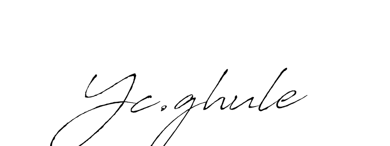 It looks lik you need a new signature style for name Yc.ghule. Design unique handwritten (Antro_Vectra) signature with our free signature maker in just a few clicks. Yc.ghule signature style 6 images and pictures png