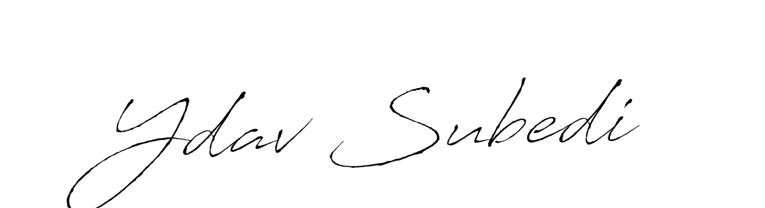 The best way (Antro_Vectra) to make a short signature is to pick only two or three words in your name. The name Ydav Subedi include a total of six letters. For converting this name. Ydav Subedi signature style 6 images and pictures png