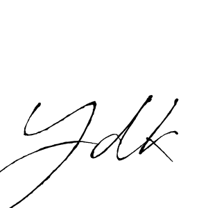 Best and Professional Signature Style for Ydk. Antro_Vectra Best Signature Style Collection. Ydk signature style 6 images and pictures png