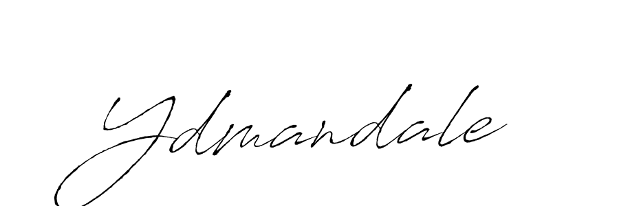 Make a beautiful signature design for name Ydmandale. With this signature (Antro_Vectra) style, you can create a handwritten signature for free. Ydmandale signature style 6 images and pictures png