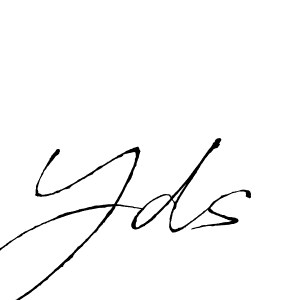 You should practise on your own different ways (Antro_Vectra) to write your name (Yds) in signature. don't let someone else do it for you. Yds signature style 6 images and pictures png