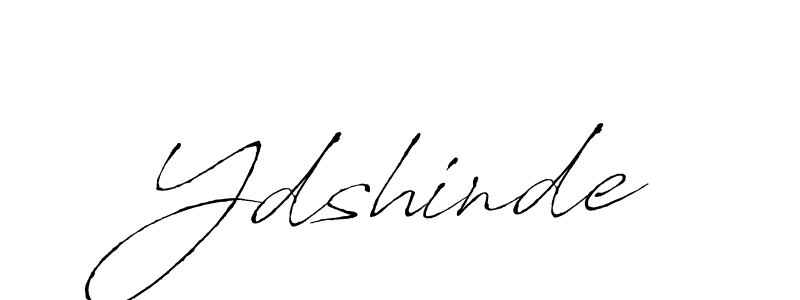 How to make Ydshinde signature? Antro_Vectra is a professional autograph style. Create handwritten signature for Ydshinde name. Ydshinde signature style 6 images and pictures png