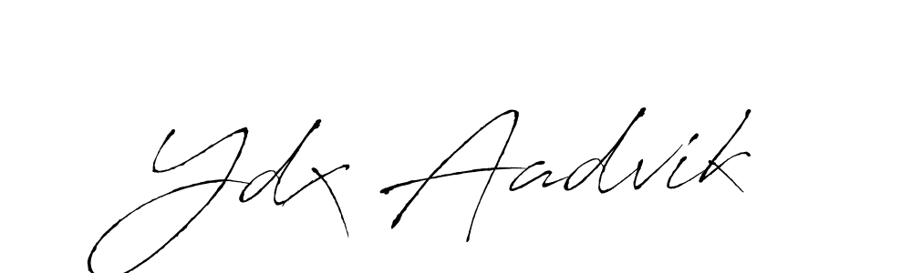 Ydx Aadvik stylish signature style. Best Handwritten Sign (Antro_Vectra) for my name. Handwritten Signature Collection Ideas for my name Ydx Aadvik. Ydx Aadvik signature style 6 images and pictures png