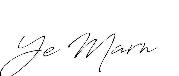 How to make Ye Marn signature? Antro_Vectra is a professional autograph style. Create handwritten signature for Ye Marn name. Ye Marn signature style 6 images and pictures png