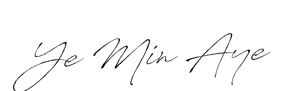 Best and Professional Signature Style for Ye Min Aye. Antro_Vectra Best Signature Style Collection. Ye Min Aye signature style 6 images and pictures png