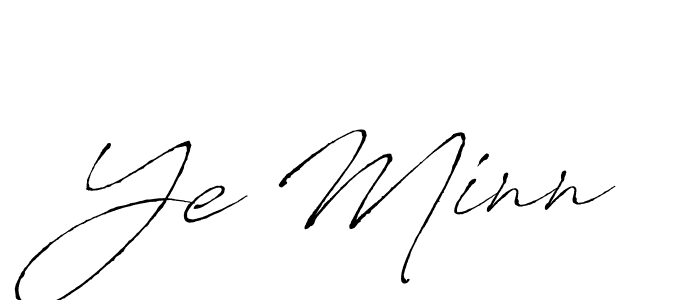 This is the best signature style for the Ye Minn name. Also you like these signature font (Antro_Vectra). Mix name signature. Ye Minn signature style 6 images and pictures png
