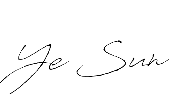 Also we have Ye Sun name is the best signature style. Create professional handwritten signature collection using Antro_Vectra autograph style. Ye Sun signature style 6 images and pictures png