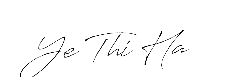 Make a beautiful signature design for name Ye Thi Ha. Use this online signature maker to create a handwritten signature for free. Ye Thi Ha signature style 6 images and pictures png