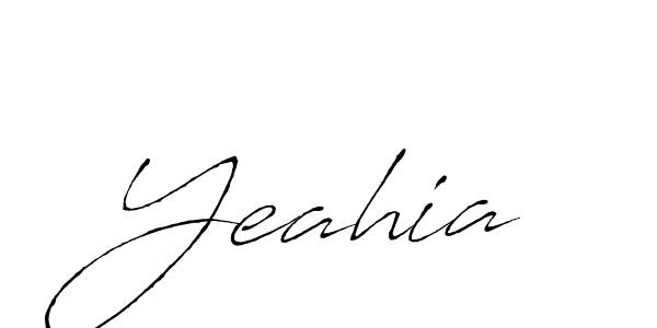 How to make Yeahia name signature. Use Antro_Vectra style for creating short signs online. This is the latest handwritten sign. Yeahia signature style 6 images and pictures png