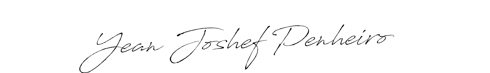 It looks lik you need a new signature style for name Yean Joshef Penheiro. Design unique handwritten (Antro_Vectra) signature with our free signature maker in just a few clicks. Yean Joshef Penheiro signature style 6 images and pictures png