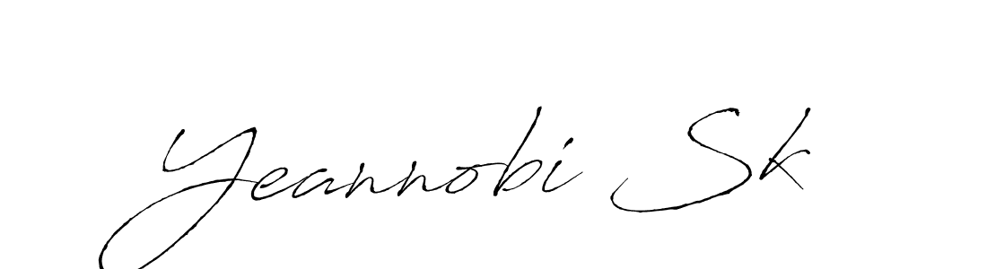 Make a beautiful signature design for name Yeannobi Sk. Use this online signature maker to create a handwritten signature for free. Yeannobi Sk signature style 6 images and pictures png