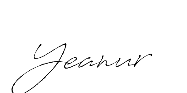 How to Draw Yeanur signature style? Antro_Vectra is a latest design signature styles for name Yeanur. Yeanur signature style 6 images and pictures png