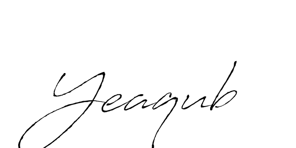 if you are searching for the best signature style for your name Yeaqub. so please give up your signature search. here we have designed multiple signature styles  using Antro_Vectra. Yeaqub signature style 6 images and pictures png