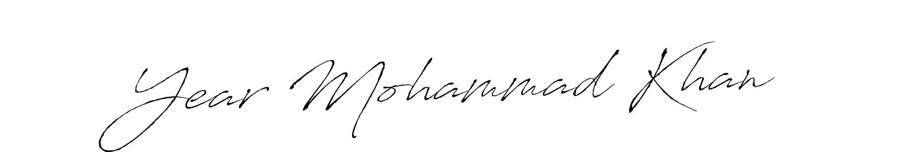 Design your own signature with our free online signature maker. With this signature software, you can create a handwritten (Antro_Vectra) signature for name Year Mohammad Khan. Year Mohammad Khan signature style 6 images and pictures png