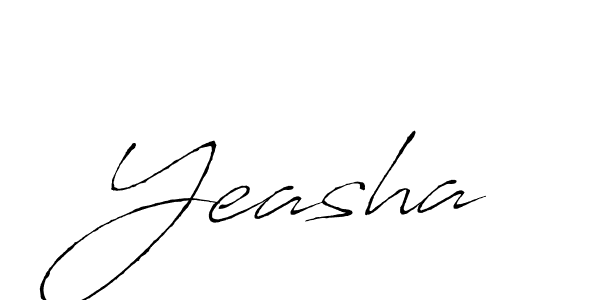 Make a beautiful signature design for name Yeasha. With this signature (Antro_Vectra) style, you can create a handwritten signature for free. Yeasha signature style 6 images and pictures png