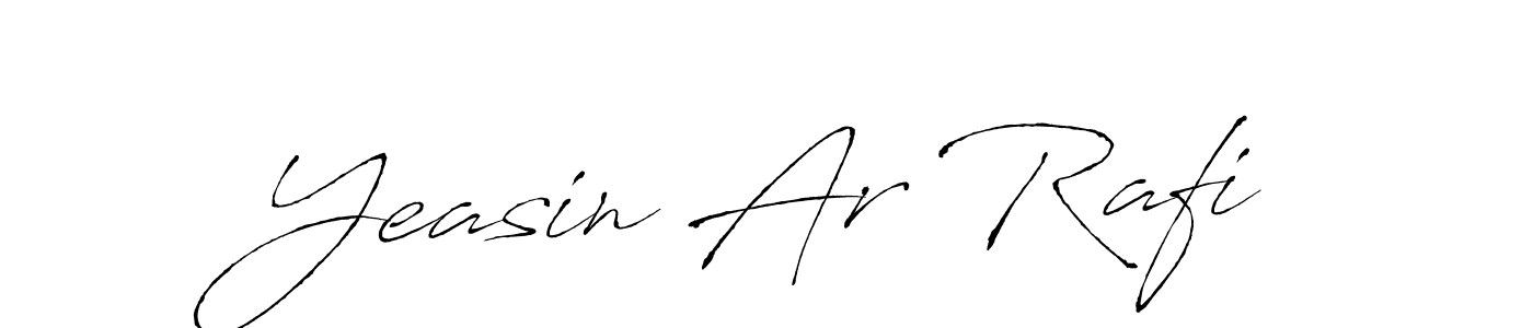 How to make Yeasin Ar Rafi name signature. Use Antro_Vectra style for creating short signs online. This is the latest handwritten sign. Yeasin Ar Rafi signature style 6 images and pictures png
