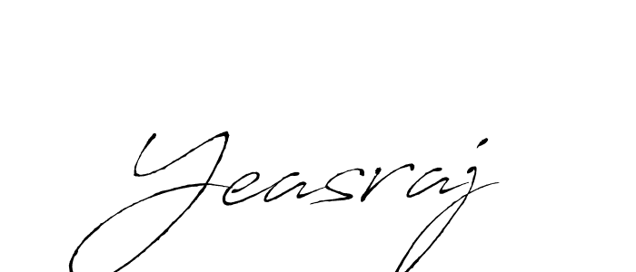 Yeasraj stylish signature style. Best Handwritten Sign (Antro_Vectra) for my name. Handwritten Signature Collection Ideas for my name Yeasraj. Yeasraj signature style 6 images and pictures png