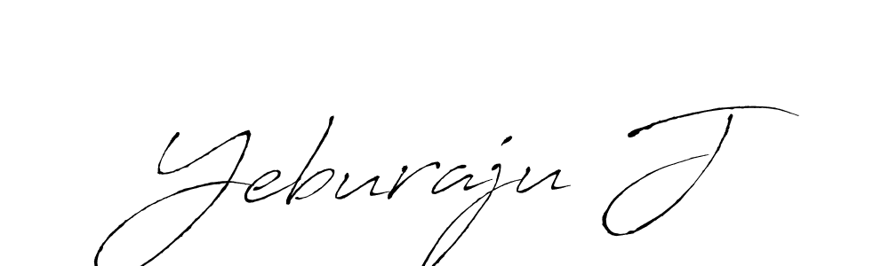 Use a signature maker to create a handwritten signature online. With this signature software, you can design (Antro_Vectra) your own signature for name Yeburaju J. Yeburaju J signature style 6 images and pictures png
