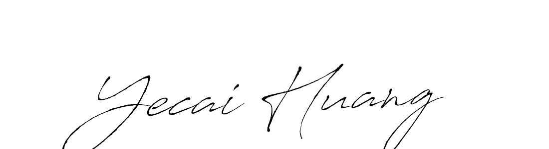 if you are searching for the best signature style for your name Yecai Huang. so please give up your signature search. here we have designed multiple signature styles  using Antro_Vectra. Yecai Huang signature style 6 images and pictures png