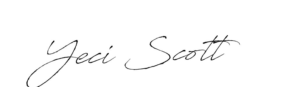 How to Draw Yeci Scott signature style? Antro_Vectra is a latest design signature styles for name Yeci Scott. Yeci Scott signature style 6 images and pictures png