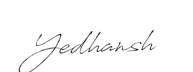 Yedhansh stylish signature style. Best Handwritten Sign (Antro_Vectra) for my name. Handwritten Signature Collection Ideas for my name Yedhansh. Yedhansh signature style 6 images and pictures png