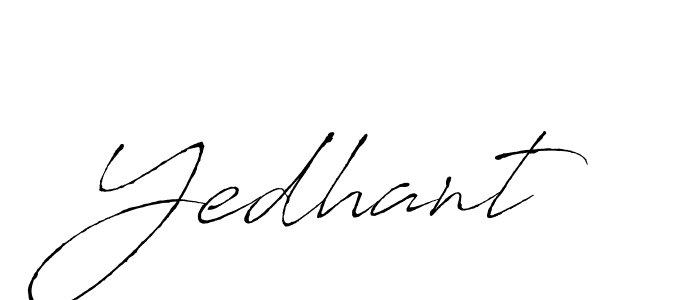 Here are the top 10 professional signature styles for the name Yedhant. These are the best autograph styles you can use for your name. Yedhant signature style 6 images and pictures png