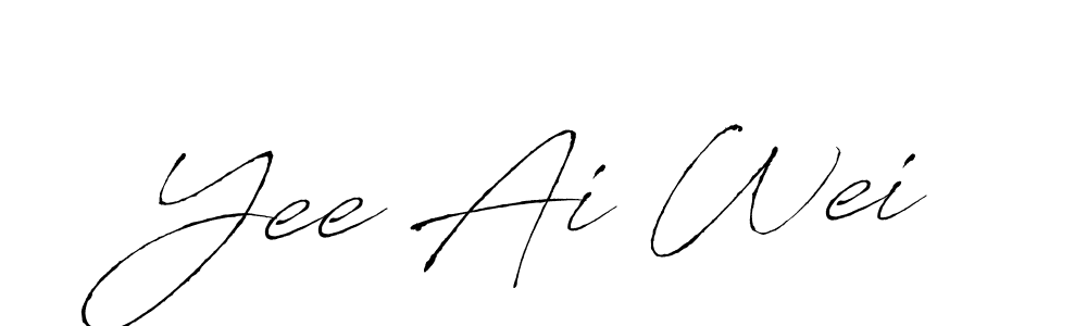 Use a signature maker to create a handwritten signature online. With this signature software, you can design (Antro_Vectra) your own signature for name Yee Ai Wei. Yee Ai Wei signature style 6 images and pictures png