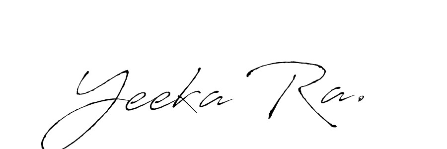 You should practise on your own different ways (Antro_Vectra) to write your name (Yeeka Ra.) in signature. don't let someone else do it for you. Yeeka Ra. signature style 6 images and pictures png