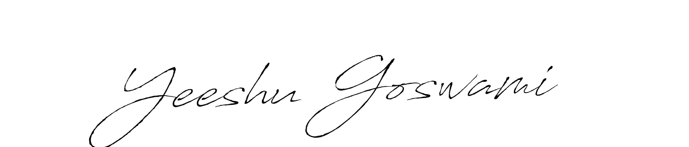 Use a signature maker to create a handwritten signature online. With this signature software, you can design (Antro_Vectra) your own signature for name Yeeshu Goswami. Yeeshu Goswami signature style 6 images and pictures png