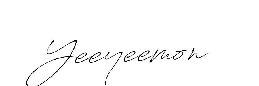 Design your own signature with our free online signature maker. With this signature software, you can create a handwritten (Antro_Vectra) signature for name Yeeyeemon. Yeeyeemon signature style 6 images and pictures png