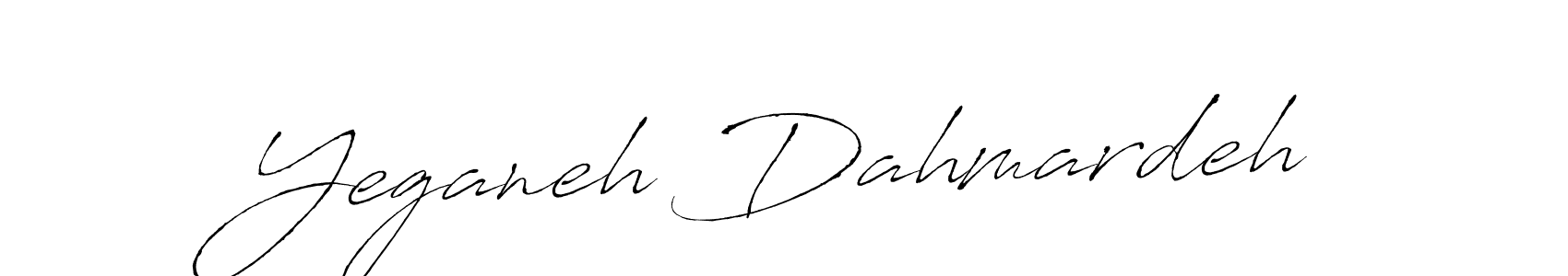 Make a beautiful signature design for name Yeganeh Dahmardeh. With this signature (Antro_Vectra) style, you can create a handwritten signature for free. Yeganeh Dahmardeh signature style 6 images and pictures png